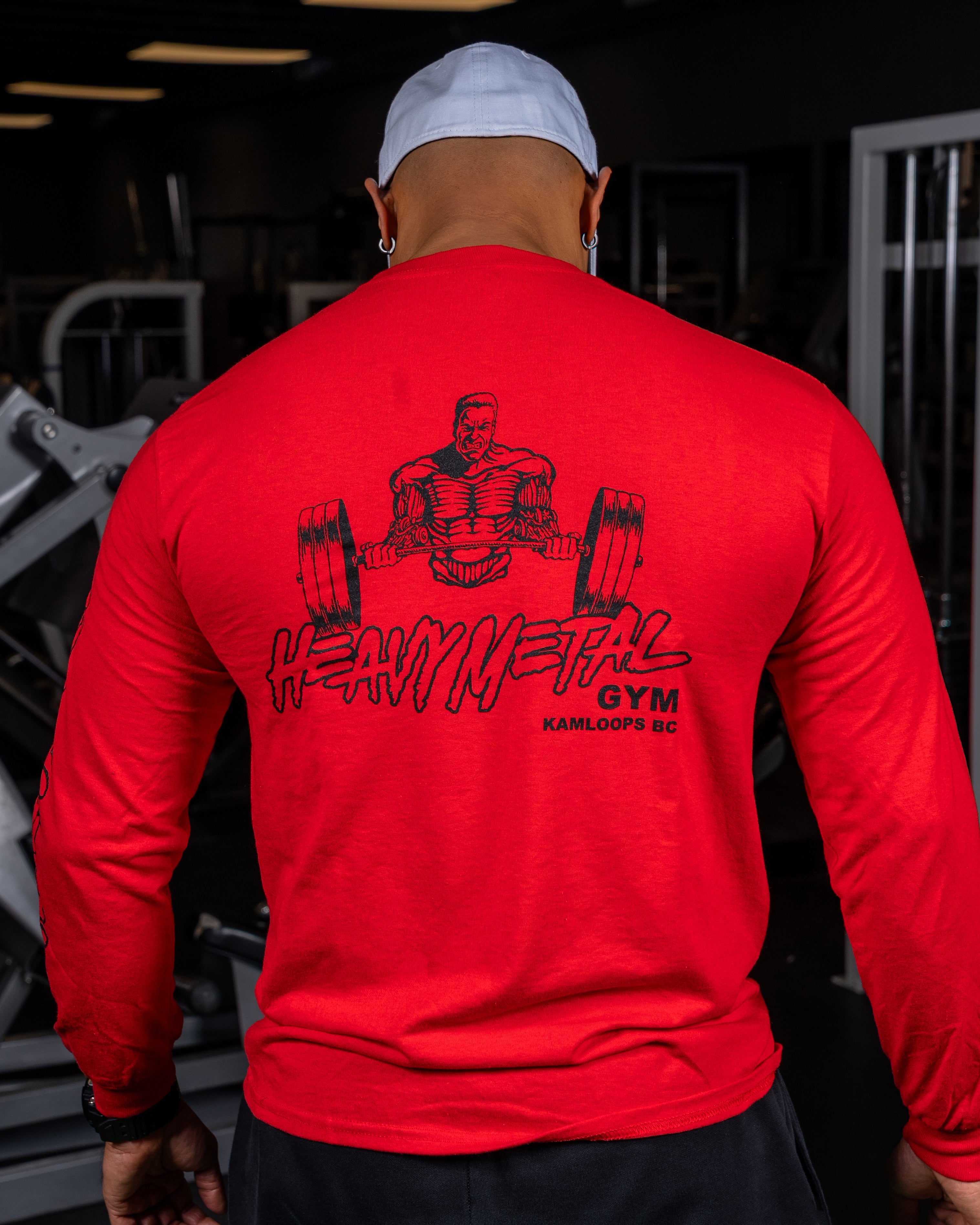 Classic Long Sleeve - Back View - Men's | Heavy Metal Gym