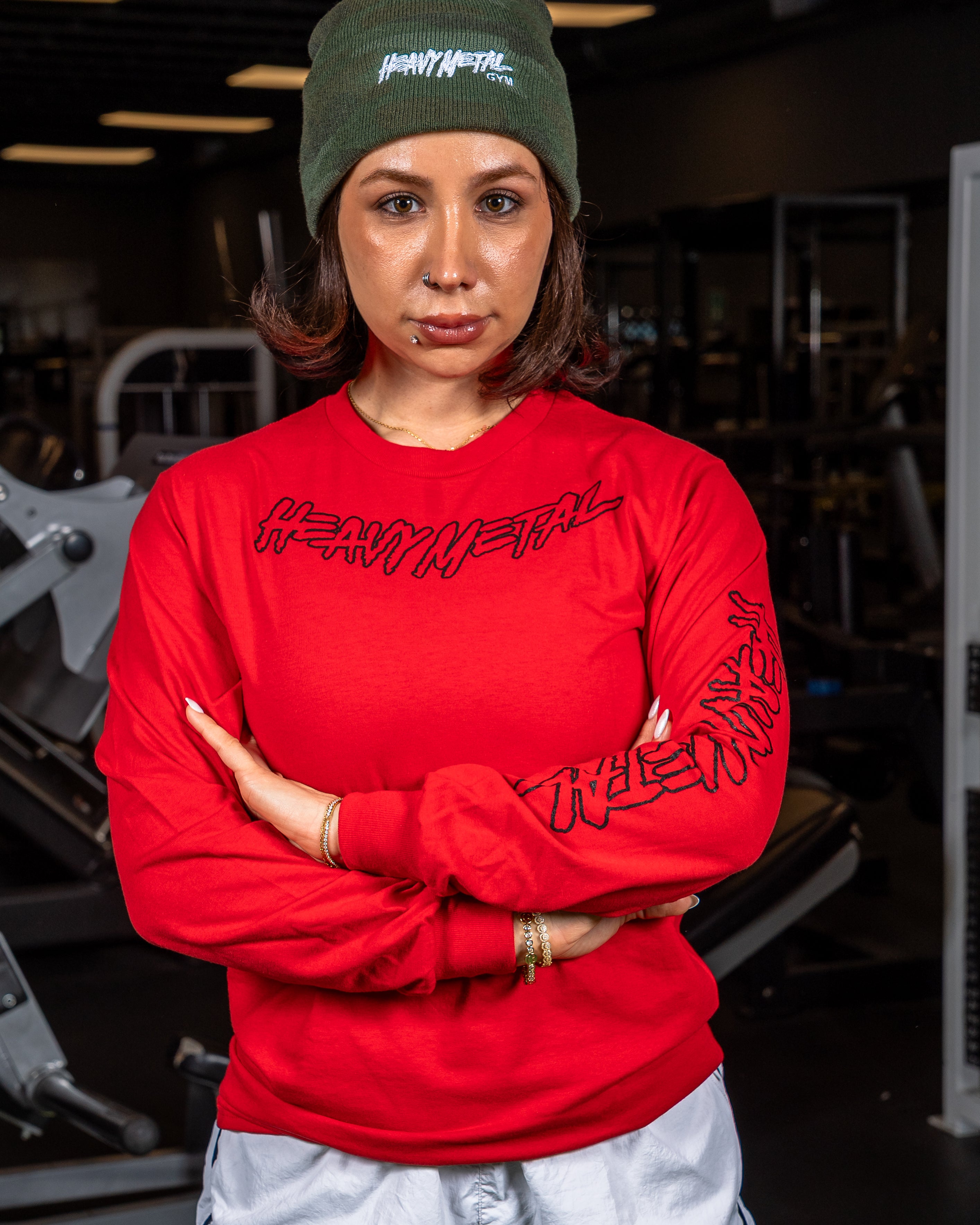 Women’s Classic Long Sleeve | Red & Black