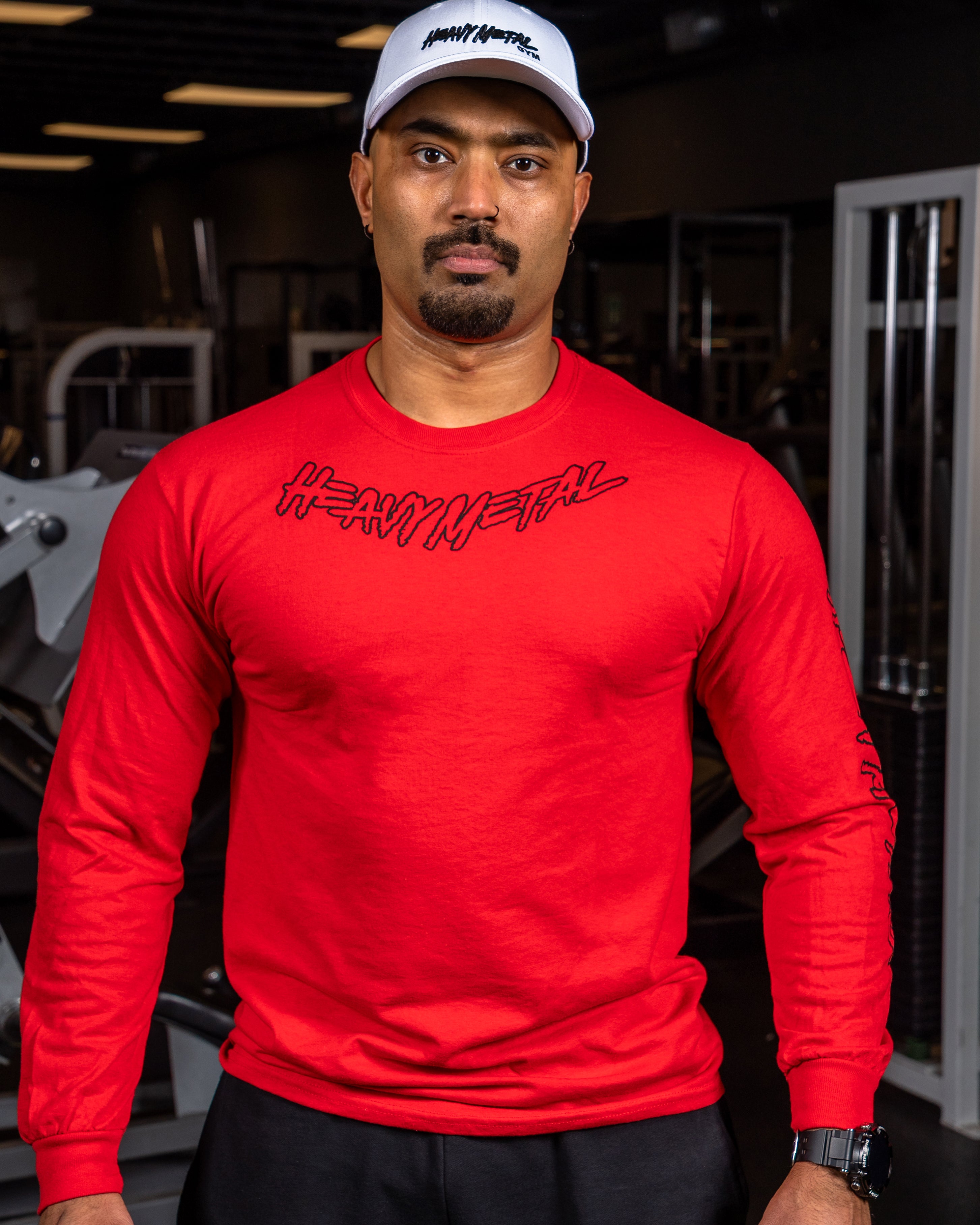 Classic Long Sleeve - Front View - Men's | Heavy Metal Gym