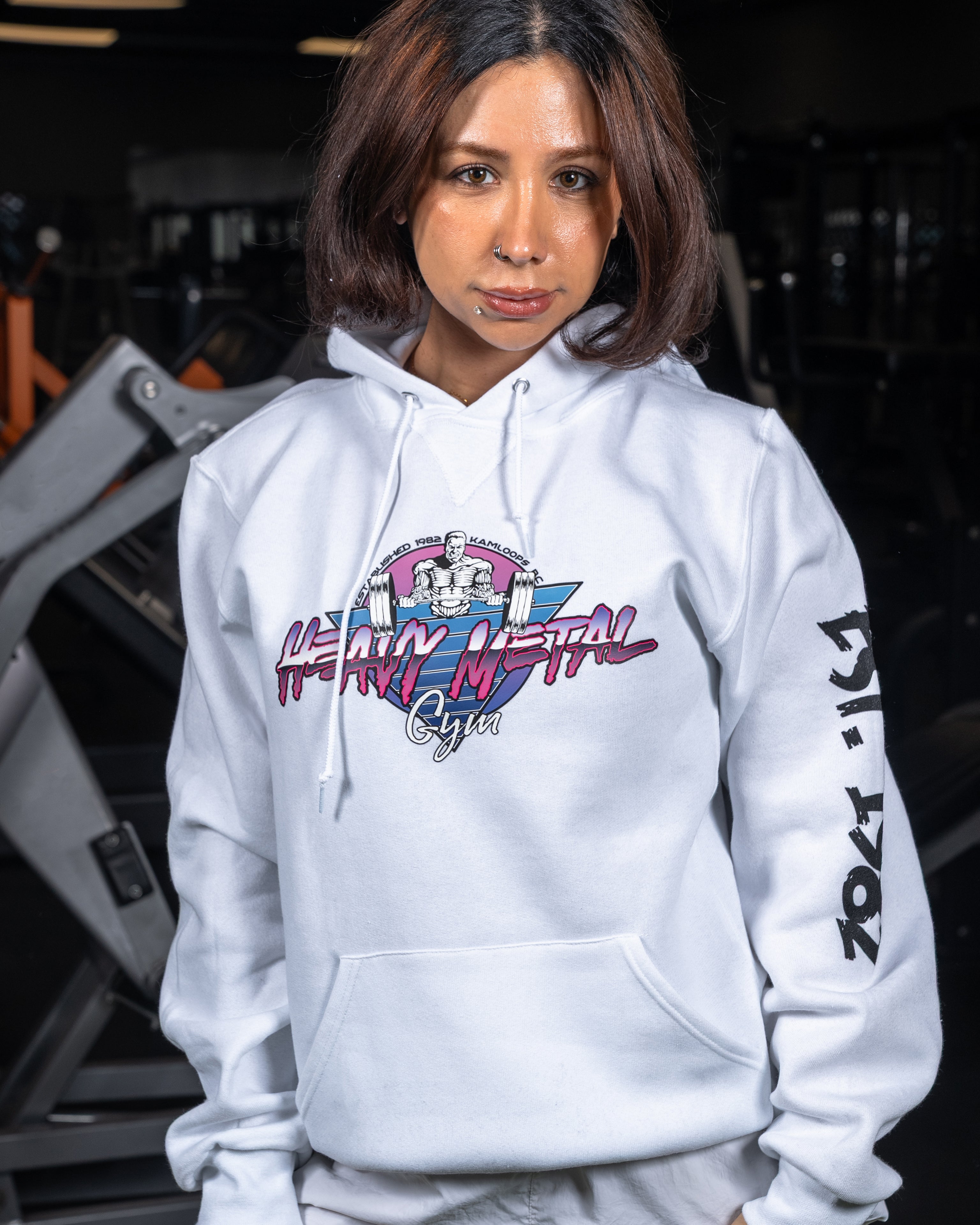Retro Sweater - Front View - Women's | Heavy Metal Gym