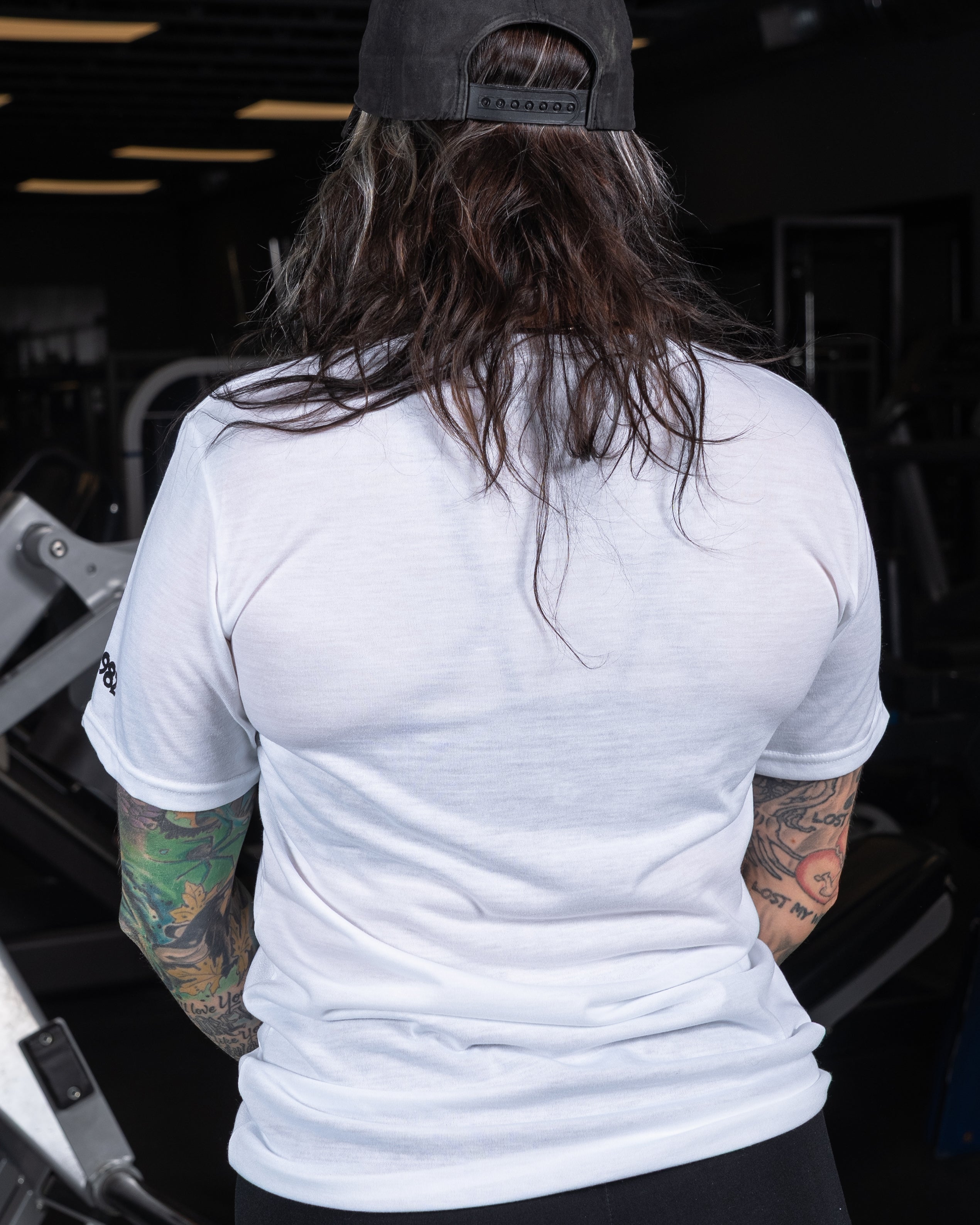 Retro T-Shirt - Back View - Women's | Heavy Metal Gym