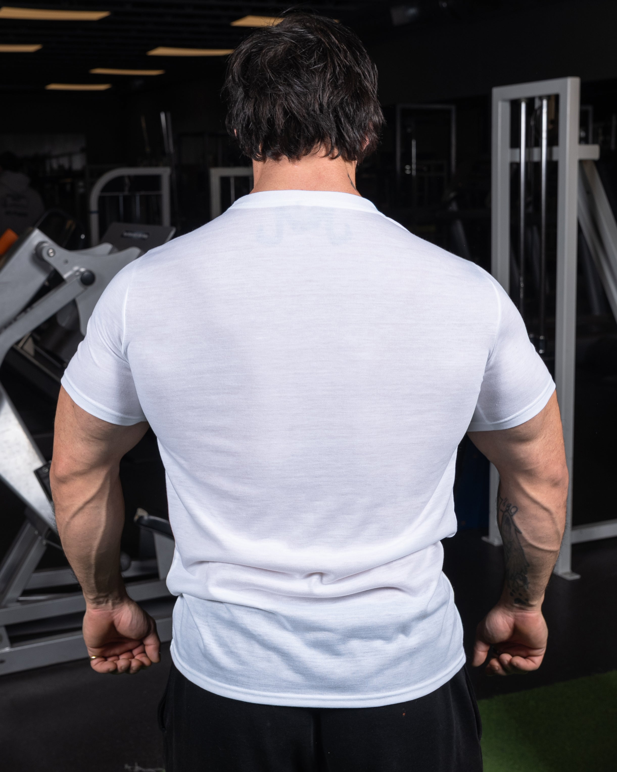 Retro T-Shirt - Back View - Men's | Heavy Metal Gym