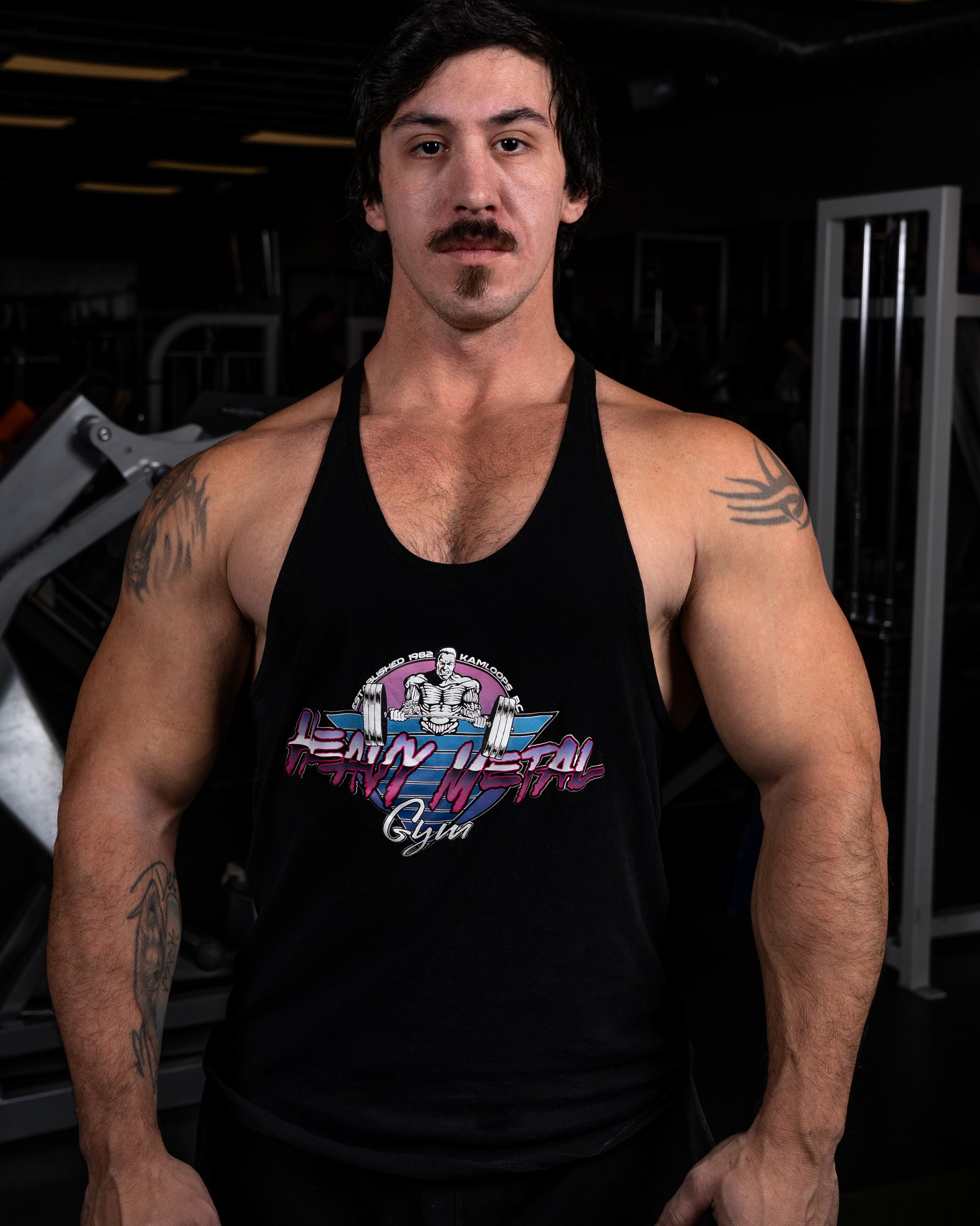 Retro Tank Top - Front View - Men's | Heavy Metal Gym