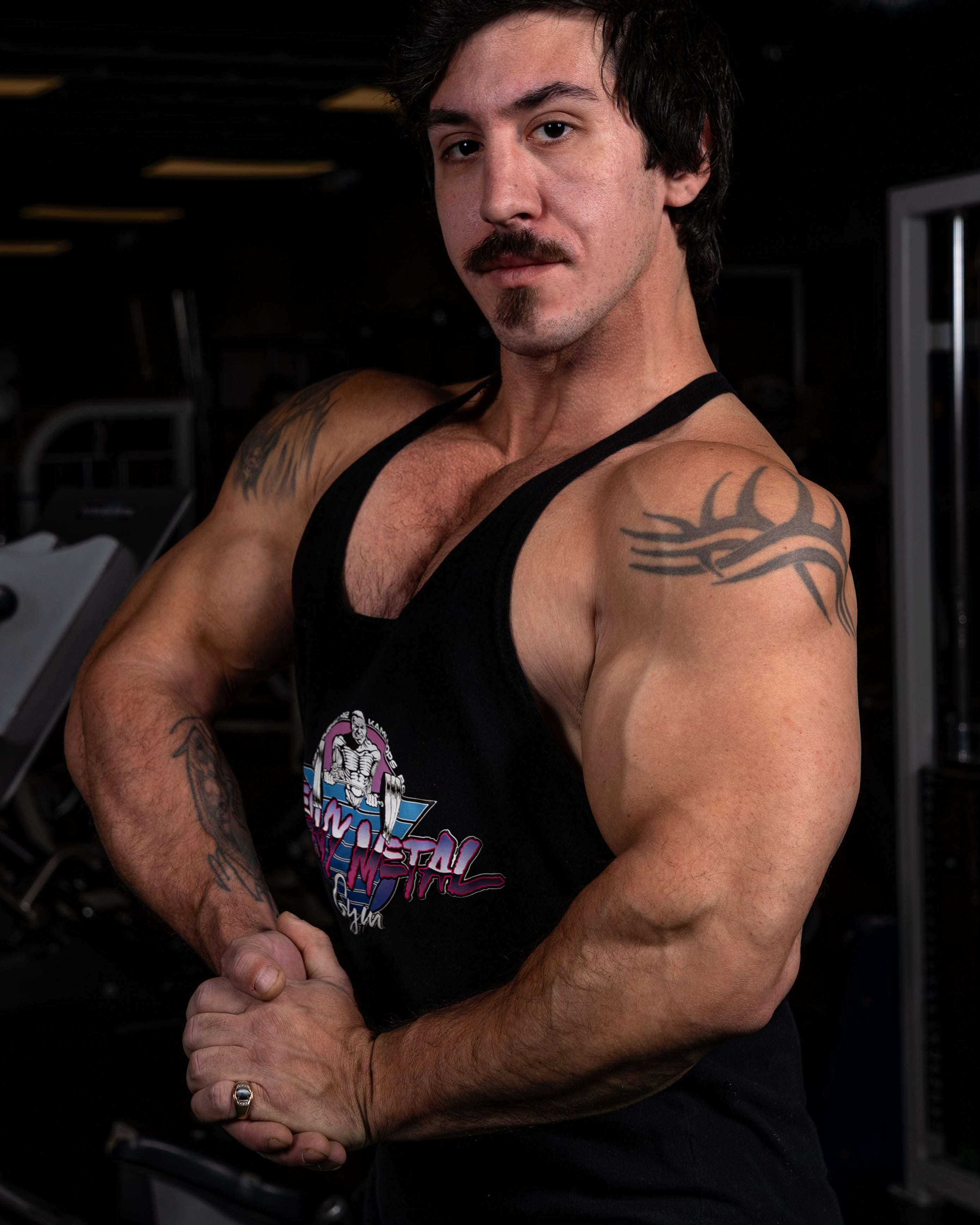 Retro Tank Top - Side View - Men's | Heavy Metal Gym
