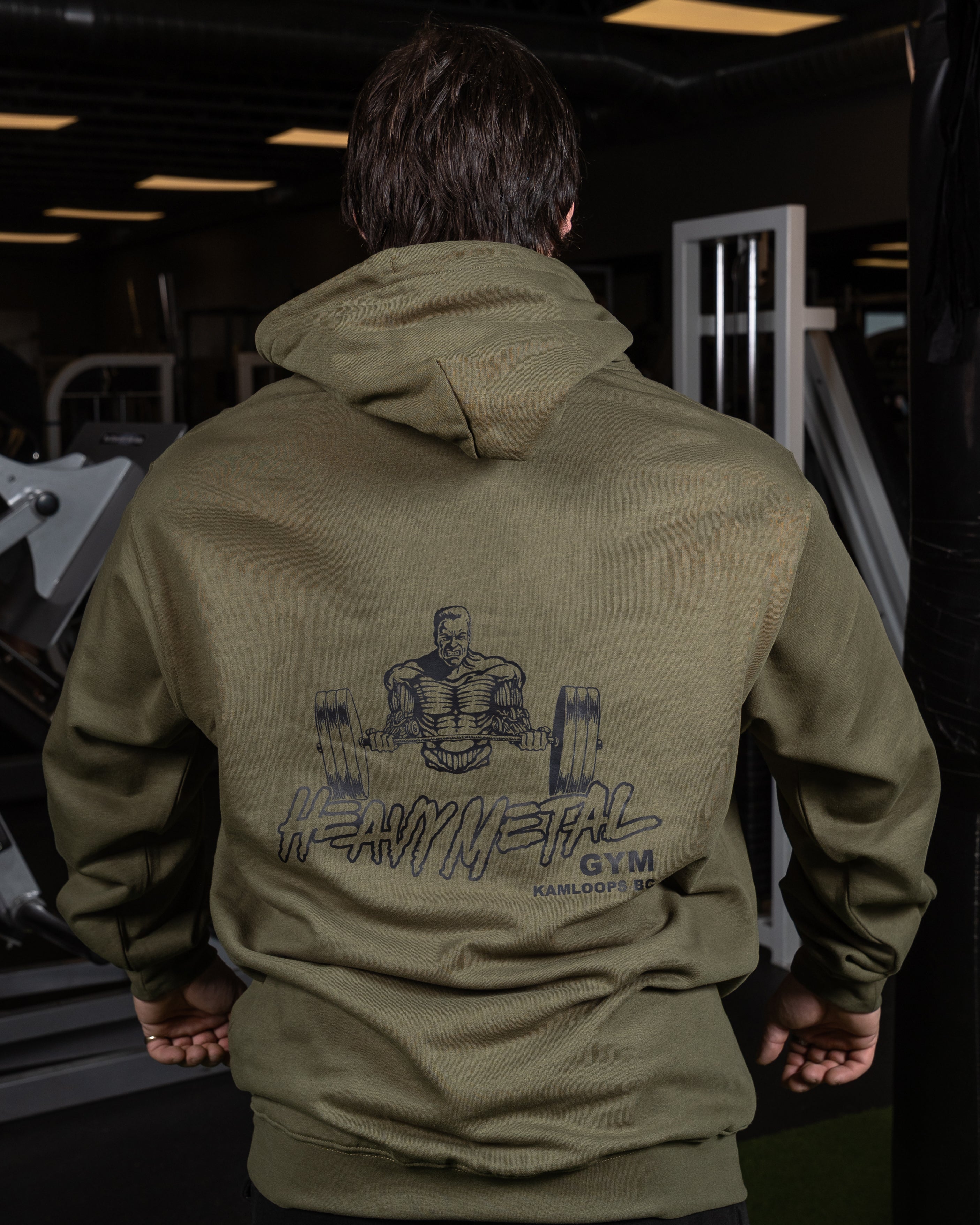 Classic Pullover - Back View - Men's | Heavy Metal Gym