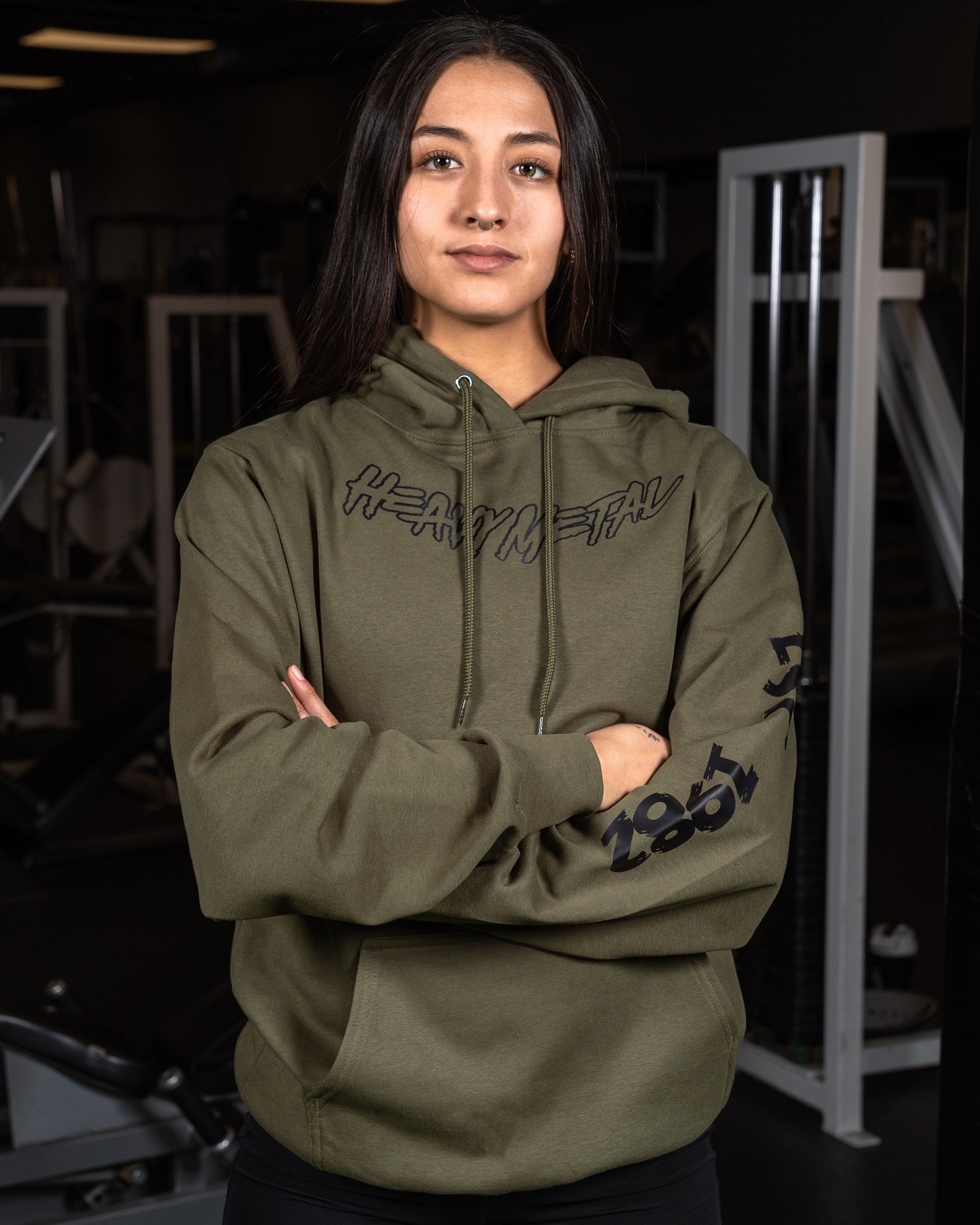 Classic Pullover - Front View - Women's | Heavy Metal Gym
