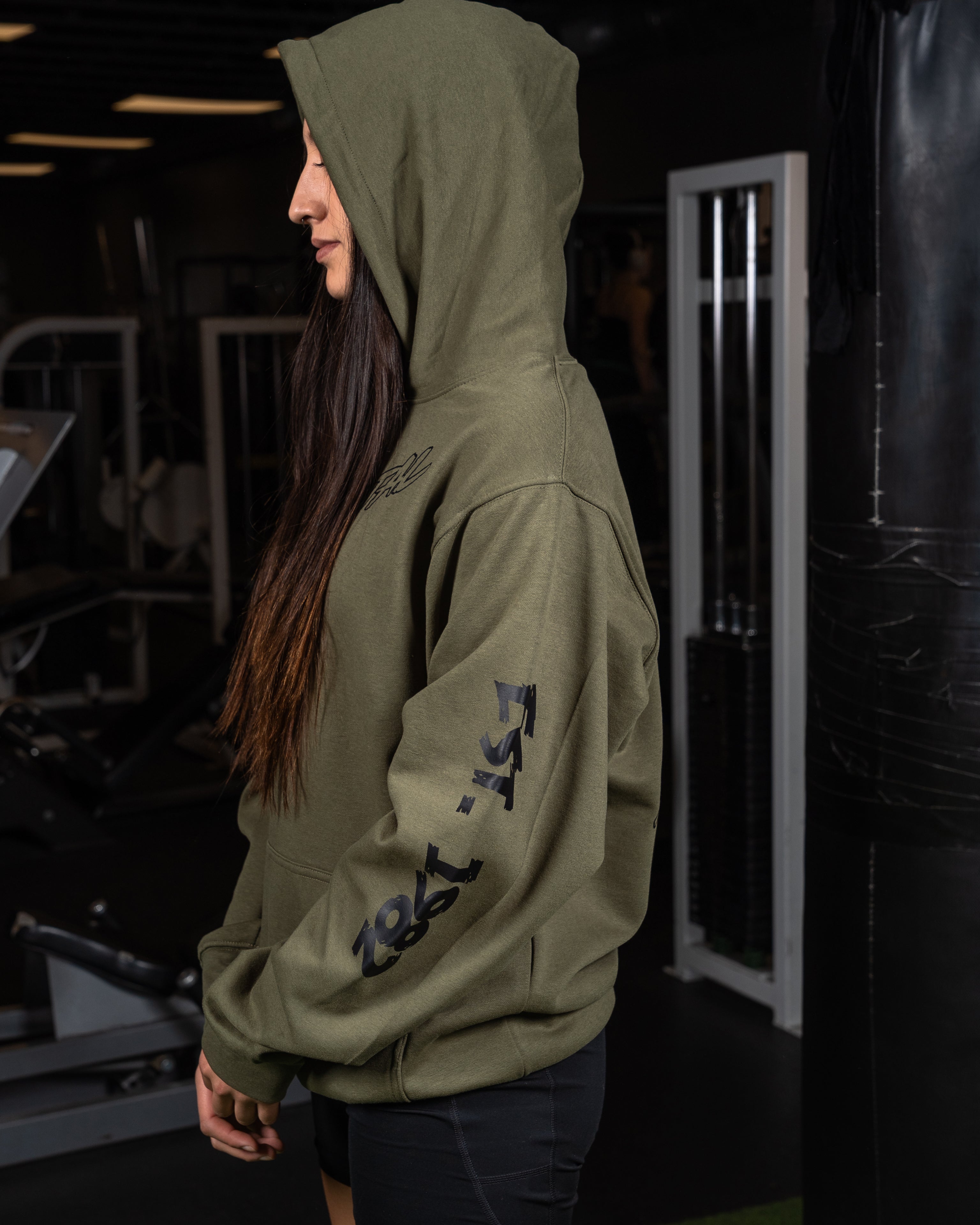 Classic Pullover - Side View - Women's | Heavy Metal Gym