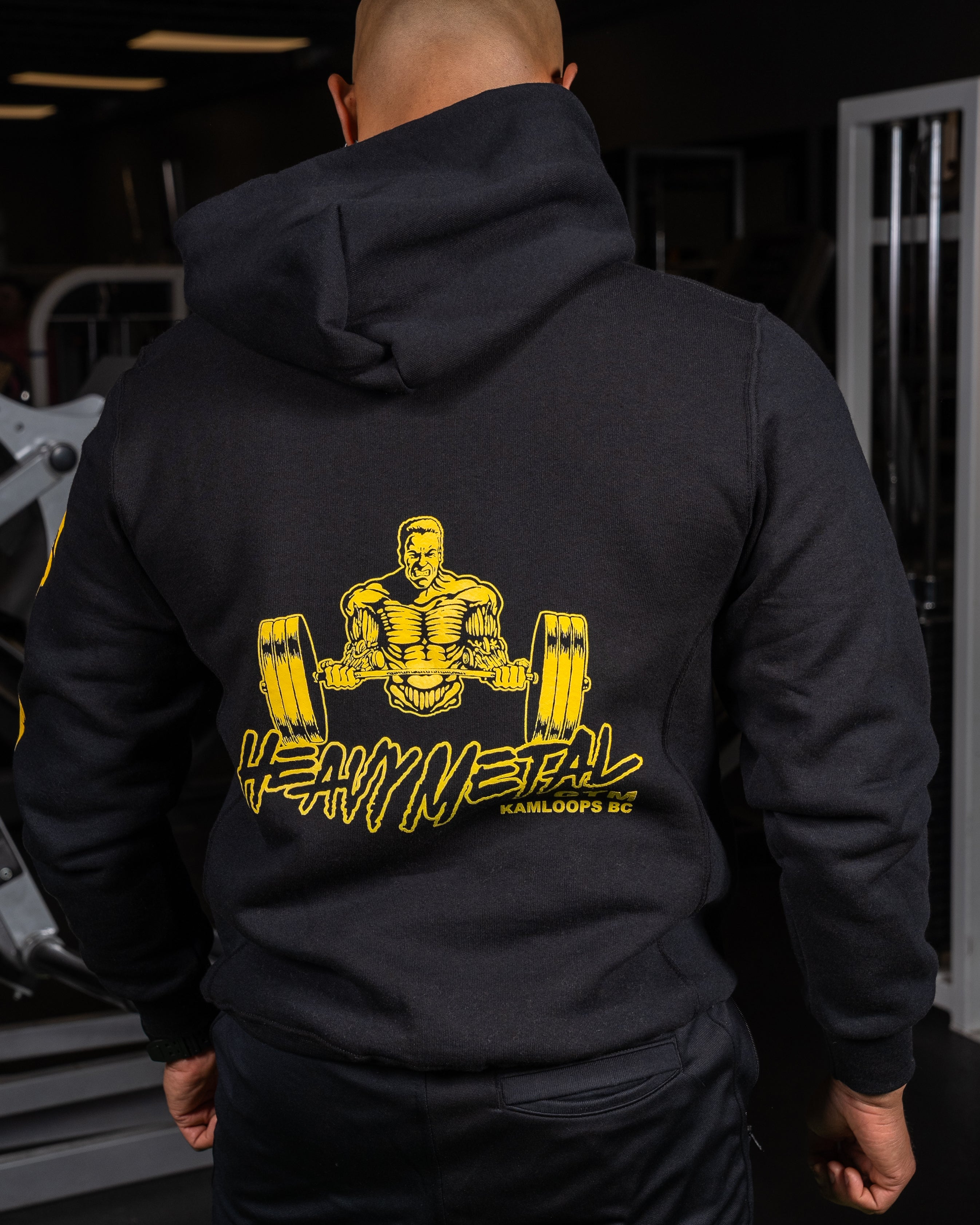 Classic Pullover - Back View - Men's | Heavy Metal Gym