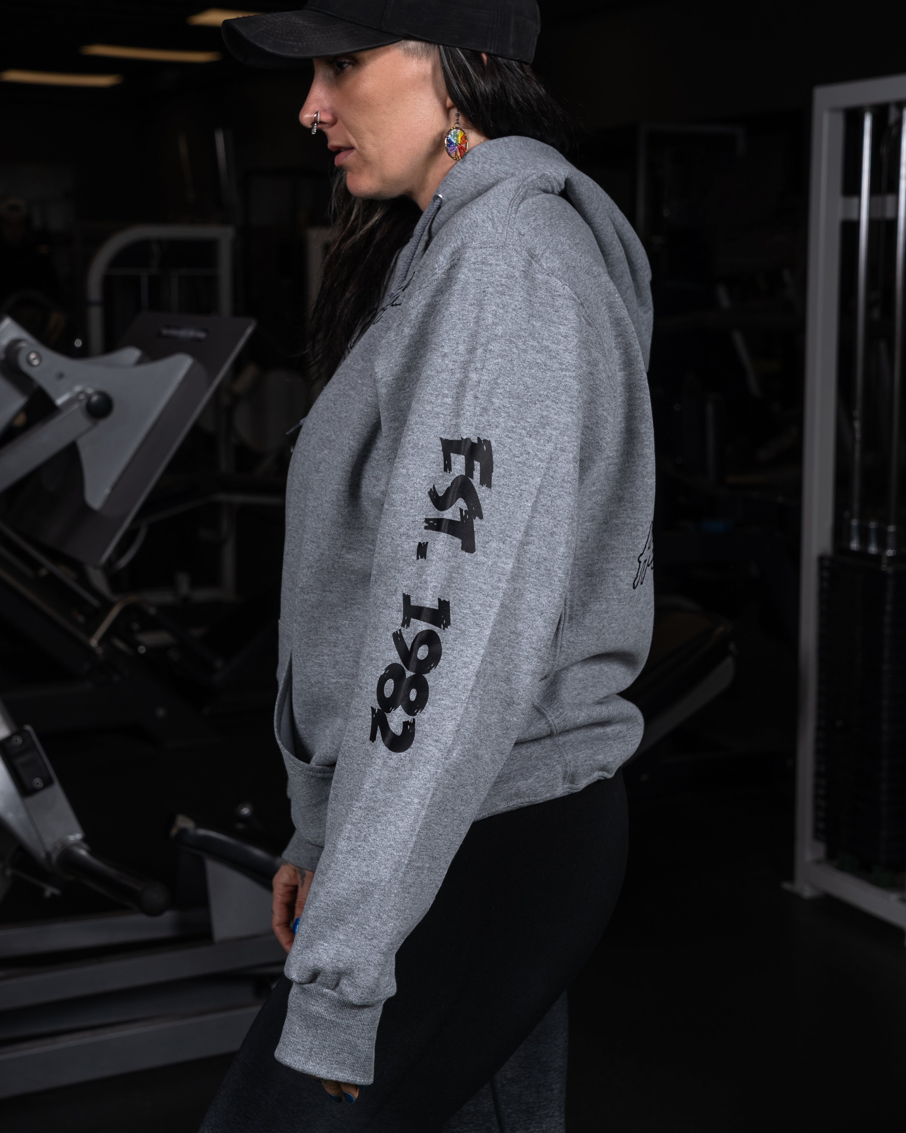 Classic Pullover - Side View - Women's | Heavy Metal Gym