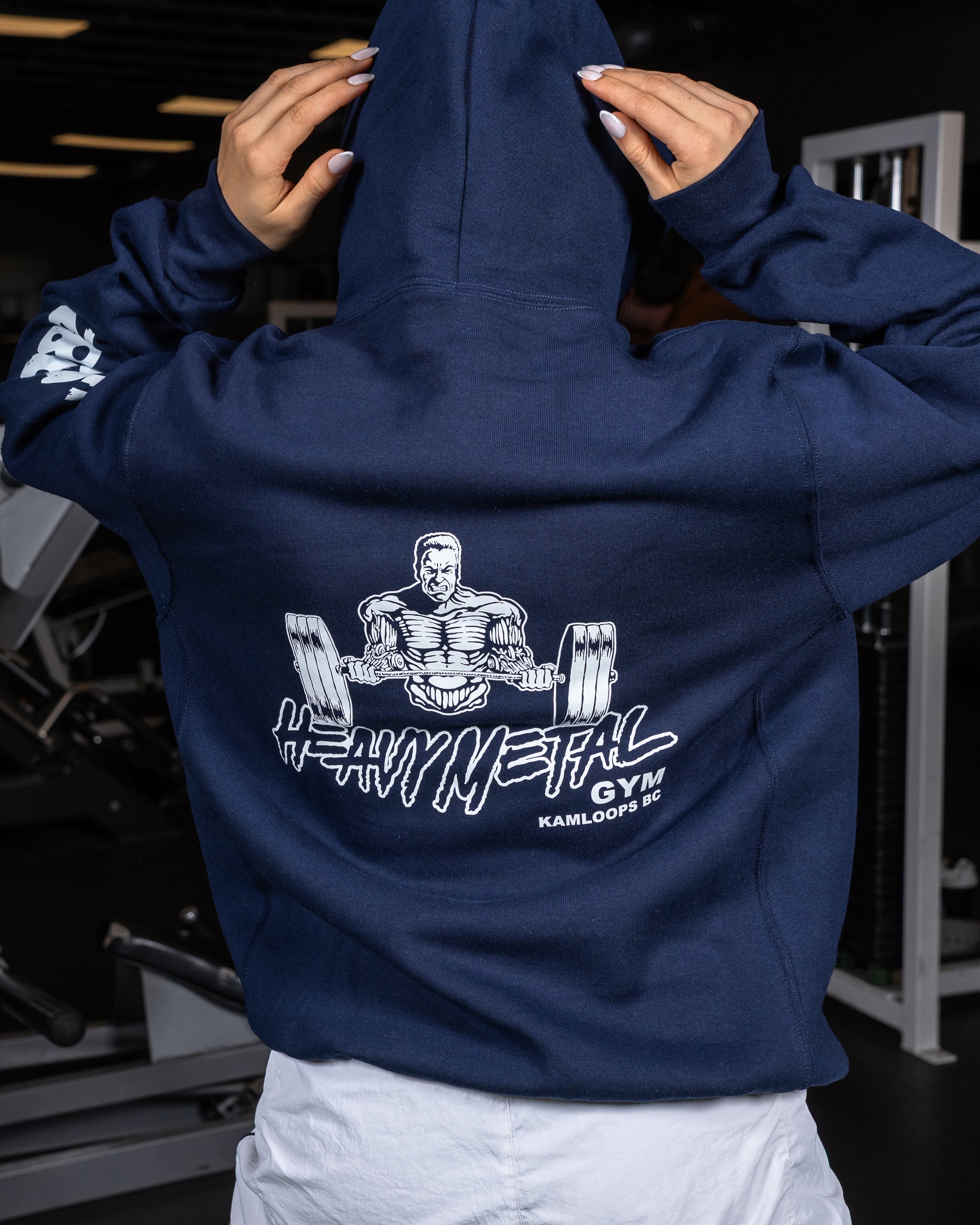 Classic Pullover - Back View - Women's | Heavy Metal Gym
