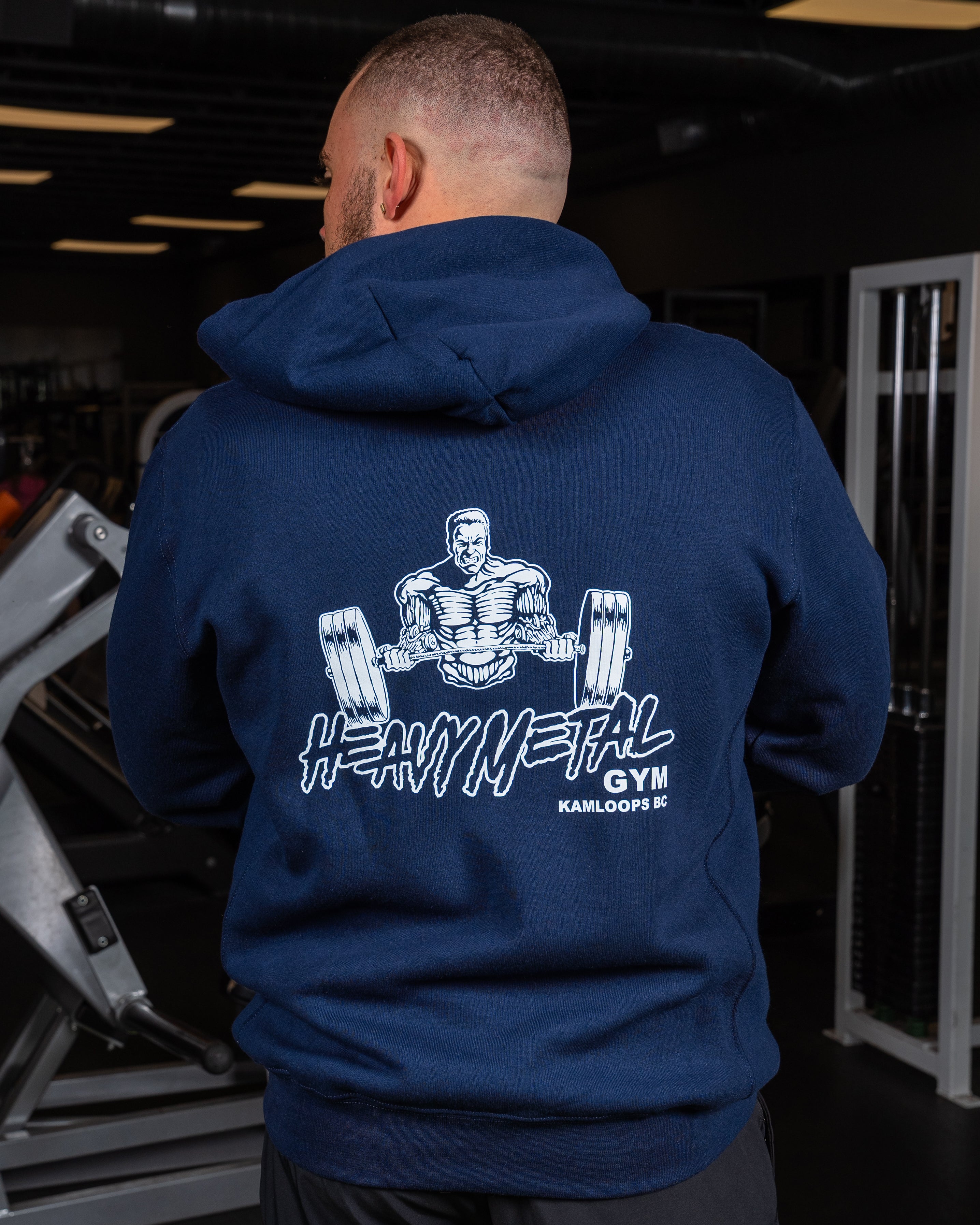 Classic Pullover - Back View - Men's | Heavy Metal Gym