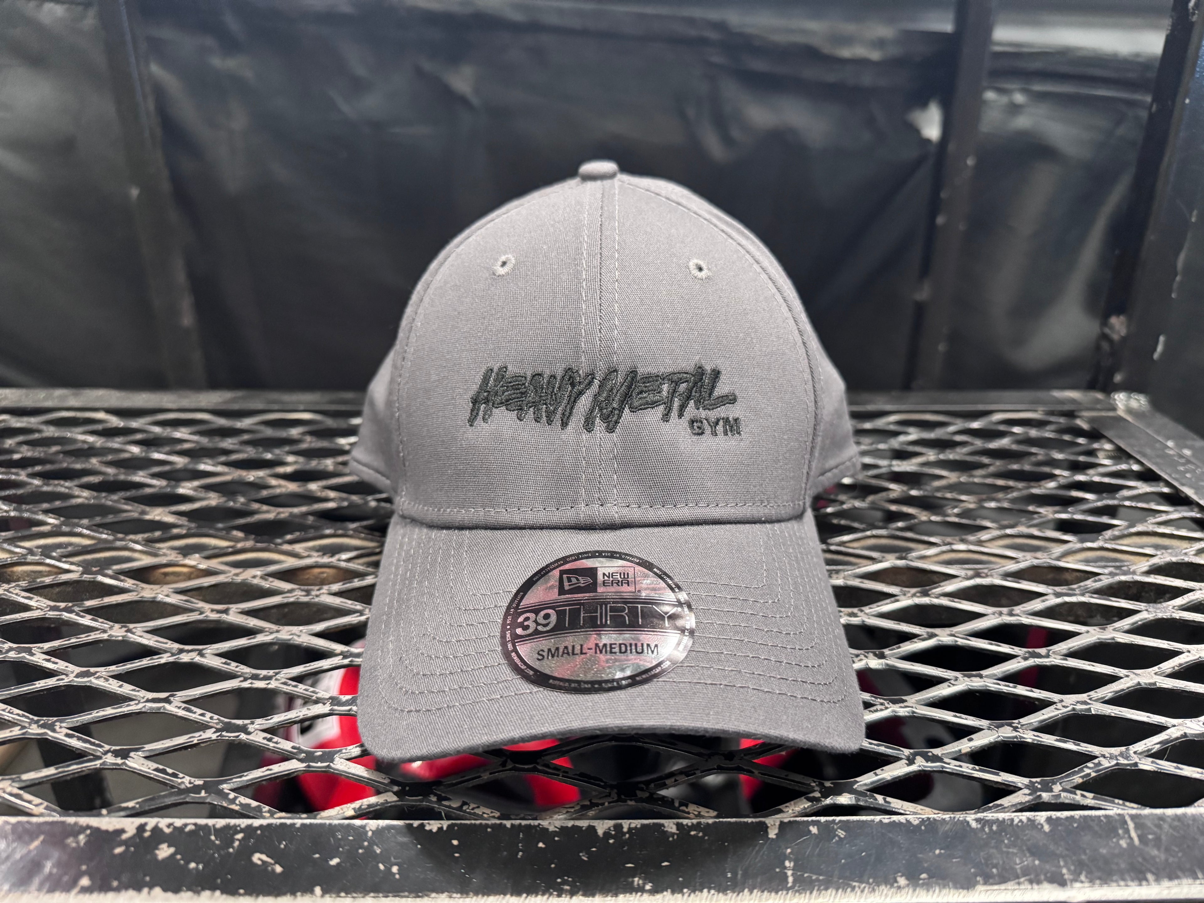Grey Cap – Black Stitch Logo