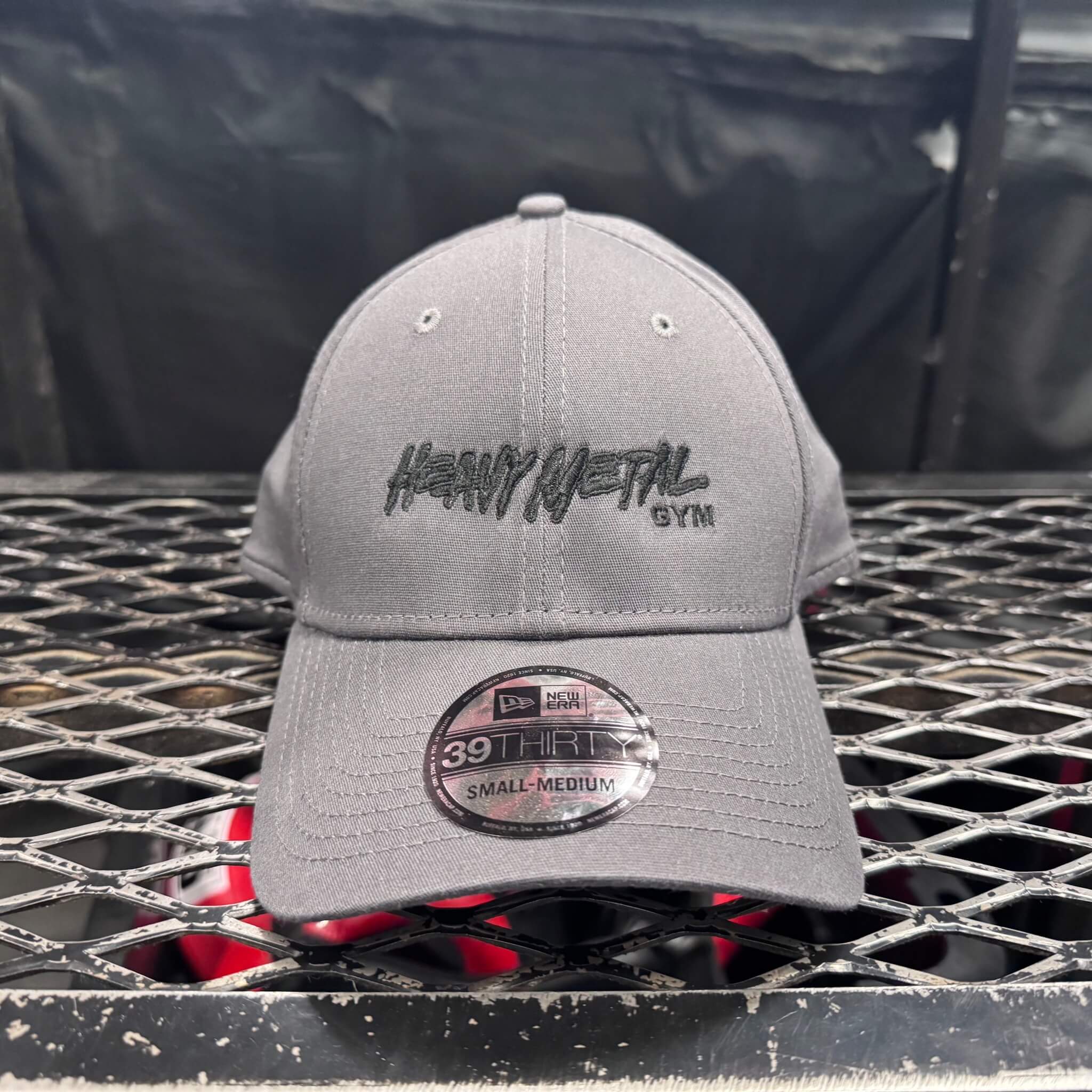 Grey Cap – Black Stitch Logo